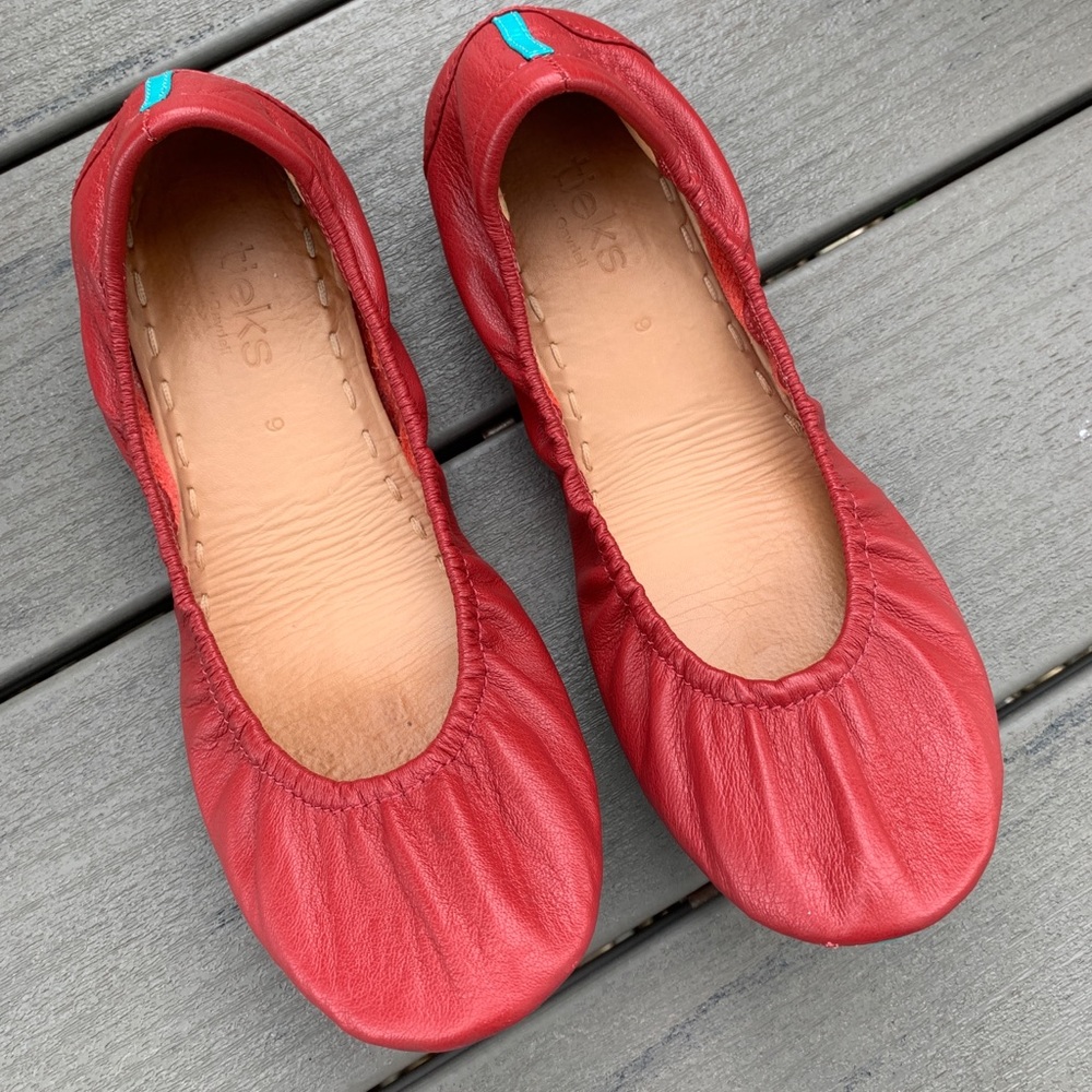Tieks, Cardinal Red, Size 9